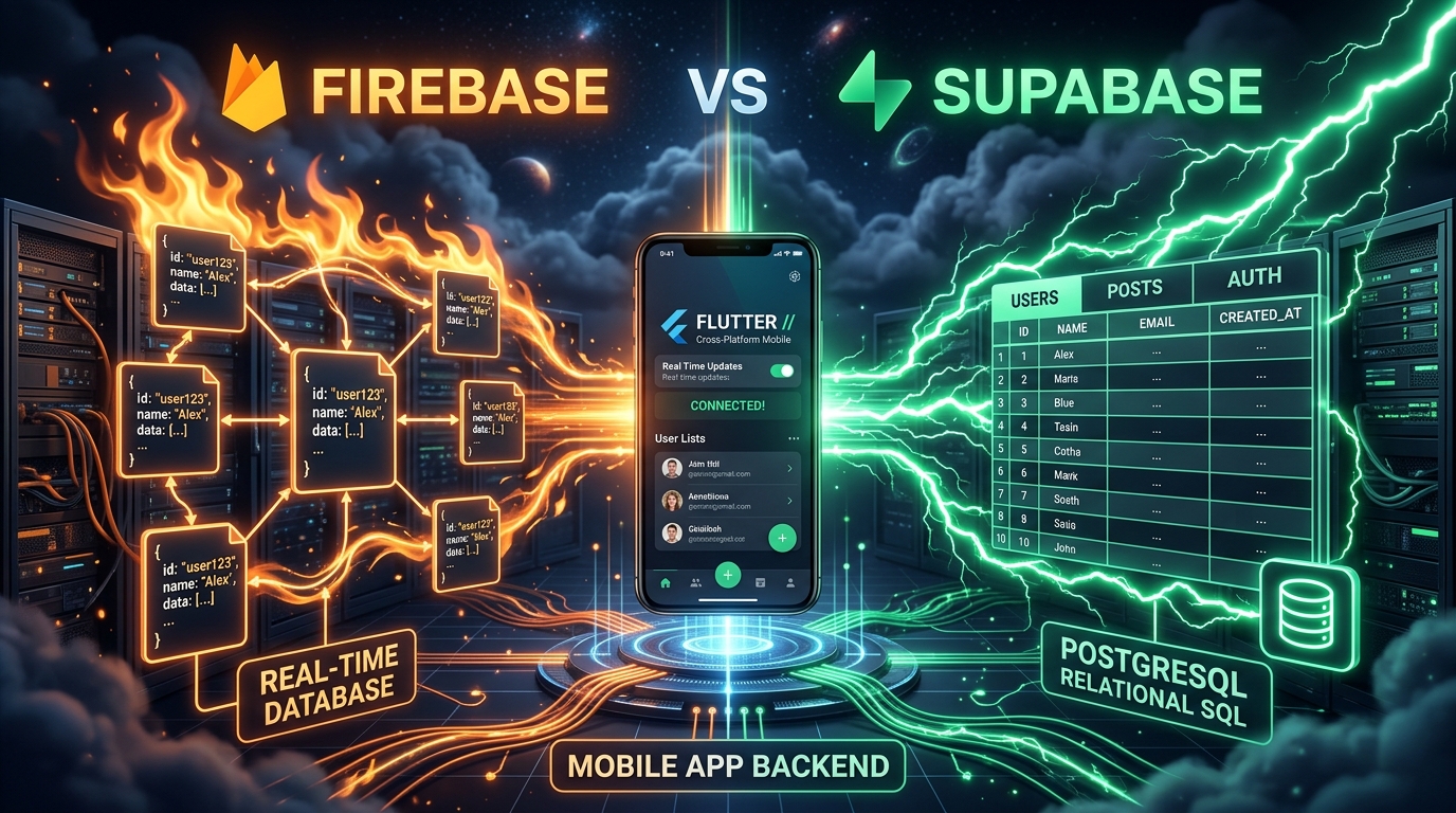 Firebase vs Supabase en 2026